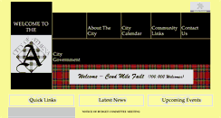 Desktop Screenshot of cityofathena.com